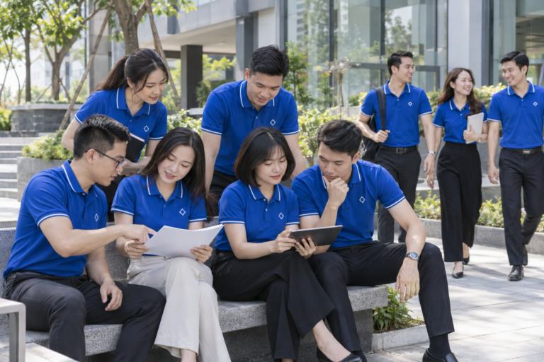 Cách chọn màu áo thun đồng phục đẹp và đúng nhận diện