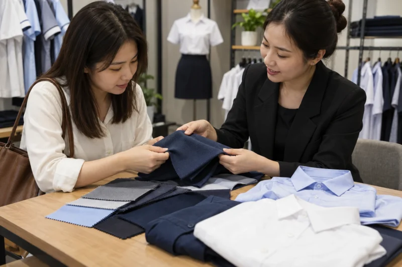 Cách chọn vải may áo thun đồng phục