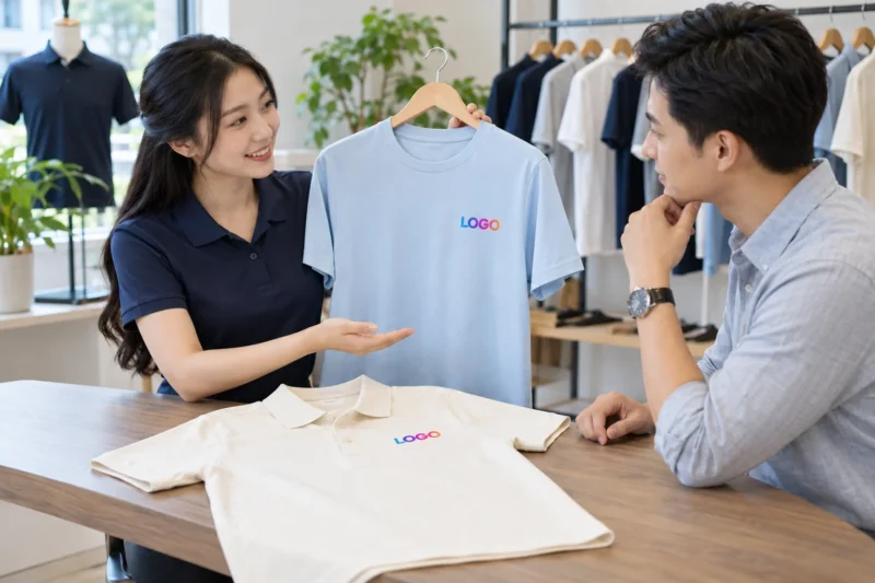 Cách chọn vị trí logo trên áo đồng phục