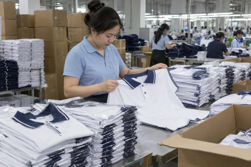 Cách kiểm tra chất lượng áo đồng phục khi nhận hàng
