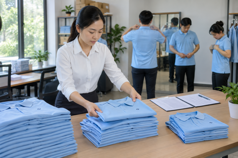 Cách tính số lượng đặt may đồng phục