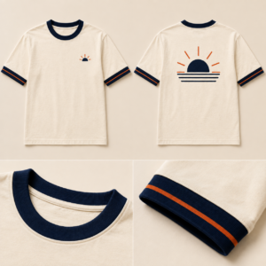 Chi tiết Áo lớp Ringer Tee