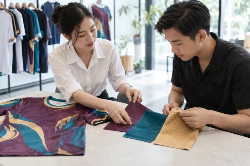 Chọn vải in áo chuyển nhiệt số lượng ít