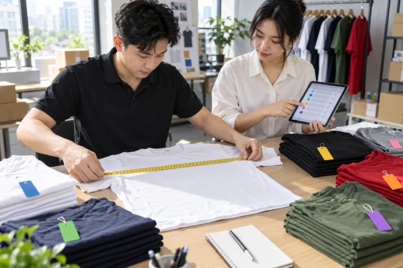 Chốt bảng size khi đặt áo sự kiện gấp