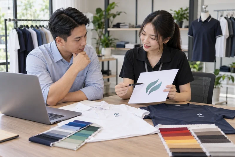 Chuẩn bị file logo in áo trước khi gửi xưởng