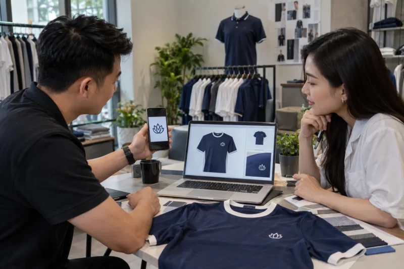 Chuẩn bị logo để thiết kế áo đồng phục