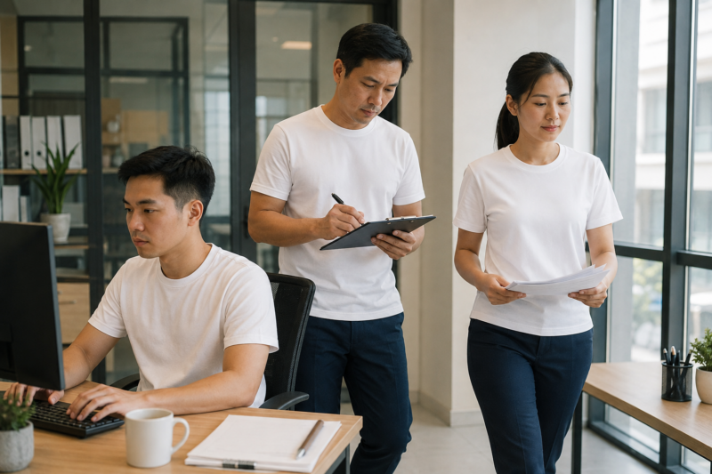 Cotton 100% và cotton pha đồng phục