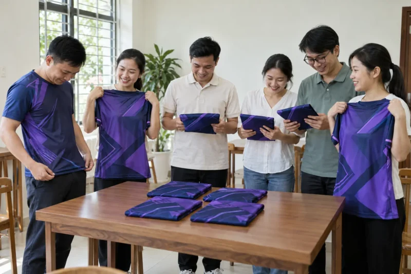 Đặt đồng phục CLB in chuyển nhiệt số lượng ít