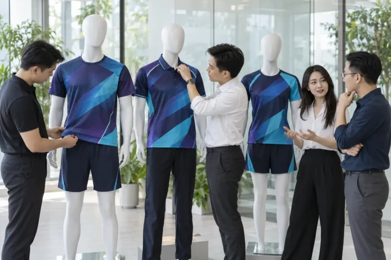 Đặt may đồng phục CLB in chuyển nhiệt tại VIE Uniform