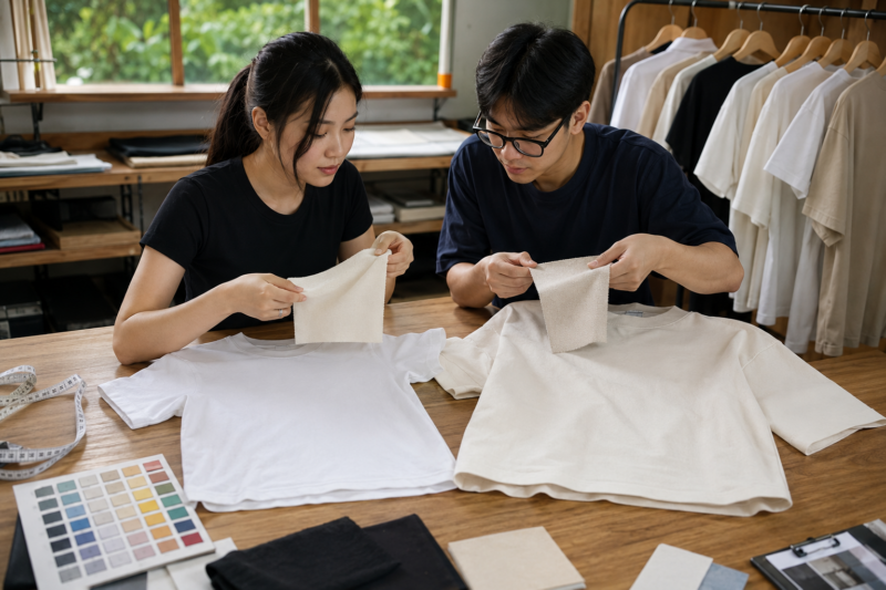 Định lượng vải cotton áo lớp