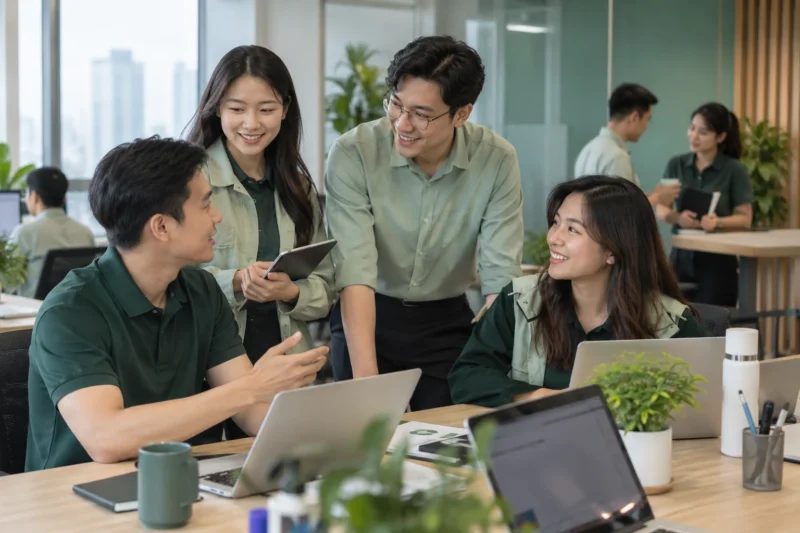Doanh nghiệp xây dựng quy định mặc đồng phục linh hoạt