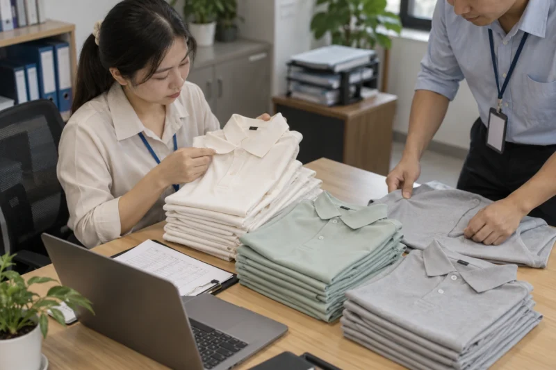 Đối chiếu đồng phục đã cấp trước khi thu hồi