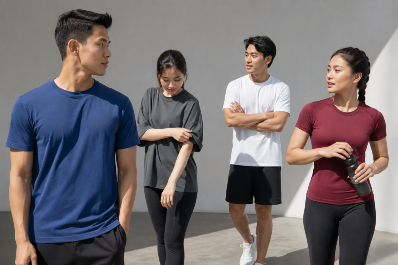Đồng phục áo thun cổ tròn