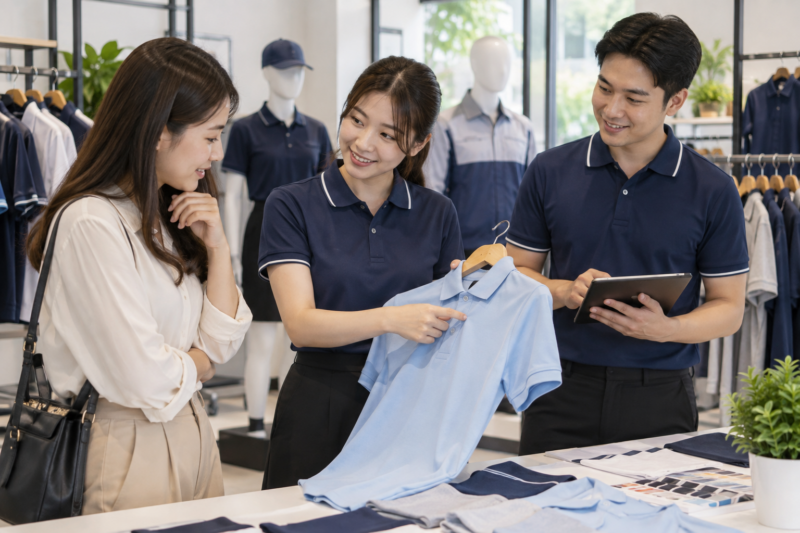 Đồng phục giúp khách hàng nhận biết nhân viên