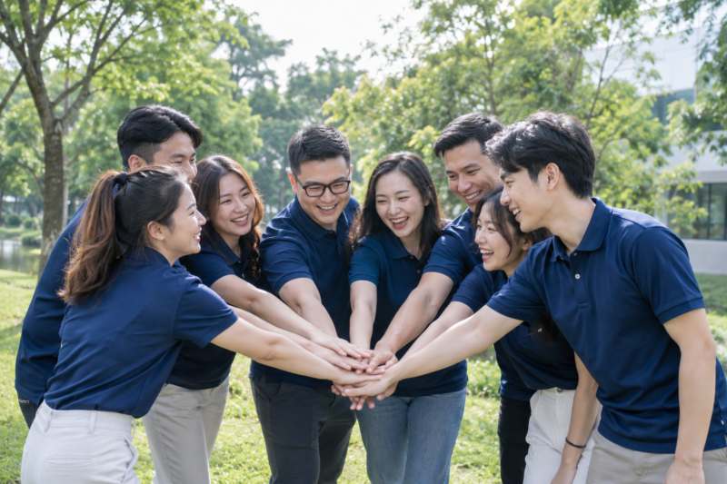 Đồng phục giúp tăng tinh thần tập thể