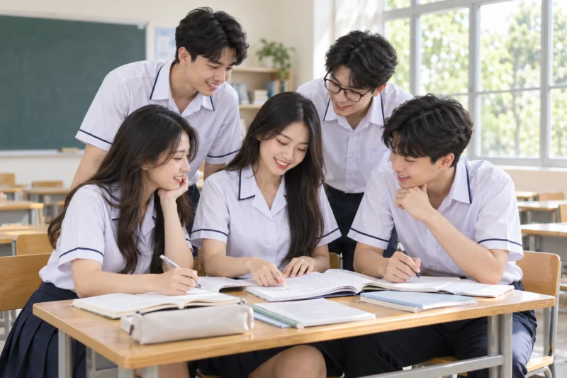 Đồng phục học sinh tạo sự đồng đều trong lớp học