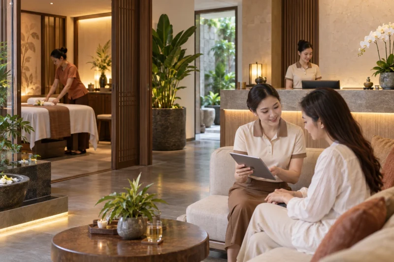 Đồng phục nhân viên spa theo từng vị trí công việc