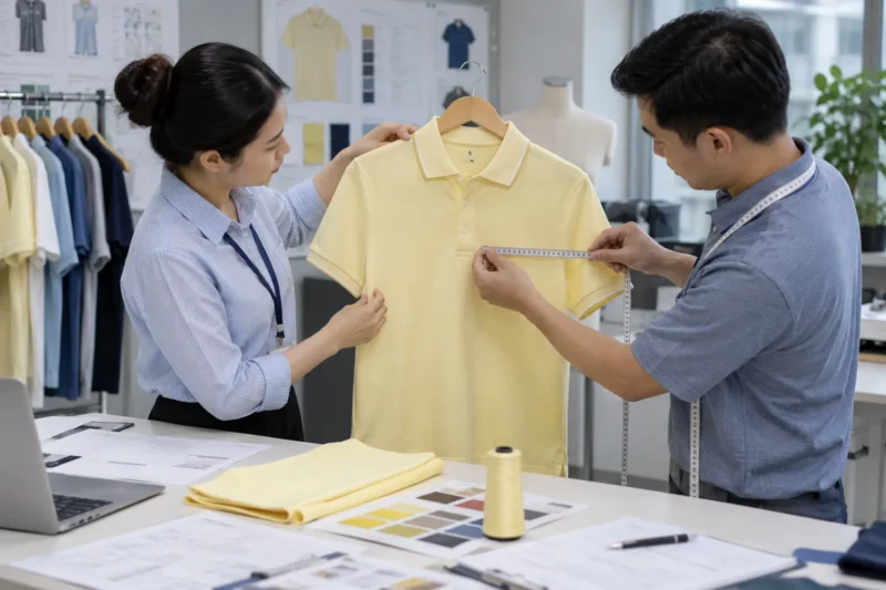Duyệt áo mẫu trước khi may bổ sung đồng phục