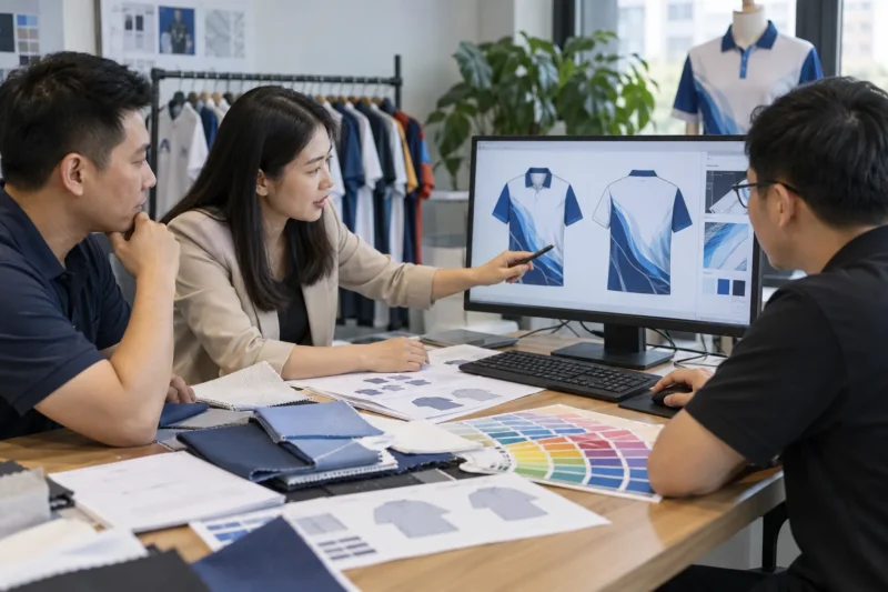 Duyệt file trước khi sản xuất áo in chuyển nhiệt