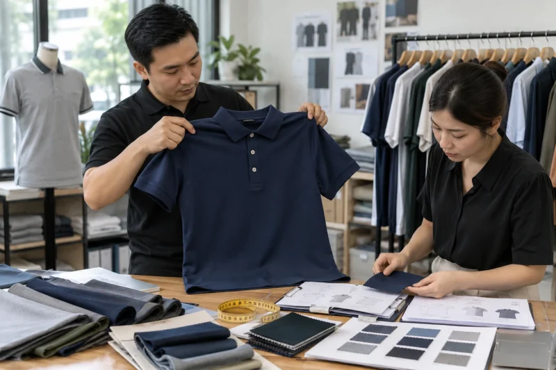 Duyệt mẫu đồng phục trước khi sản xuất hàng loạt