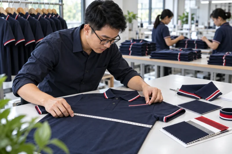 Duyệt mẫu đồng phục trước khi sản xuất hàng loạt