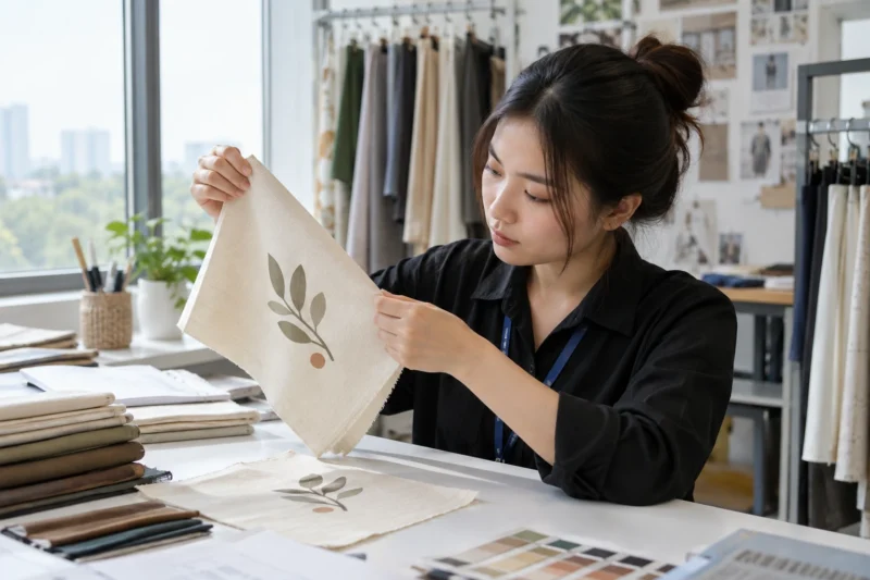 Màu logo khi in áo đồng phục, Duyệt màu logo trên mẫu vải trước khi sản xuất