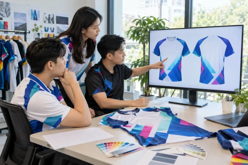 Duyệt thiết kế áo chuyển nhiệt cho đội nhóm nhỏ