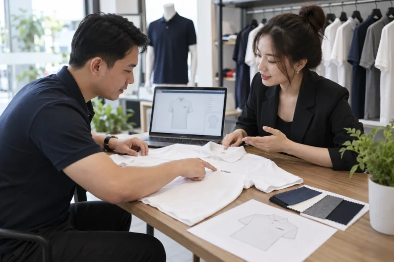 Duyệt thiết kế trước khi in áo gấp trong ngày