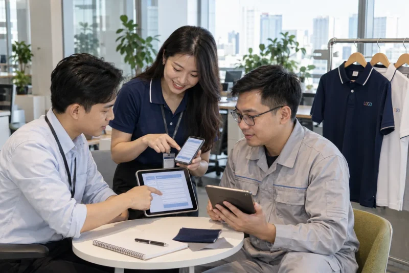 Google Form đăng ký size áo đồng phục cho nhân viên