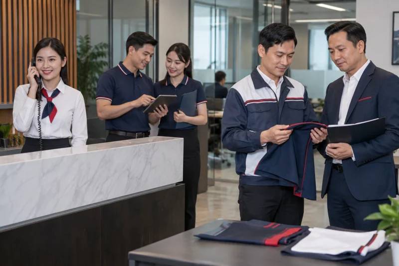 Hệ đồng phục cao cấp cho các bộ phận công ty