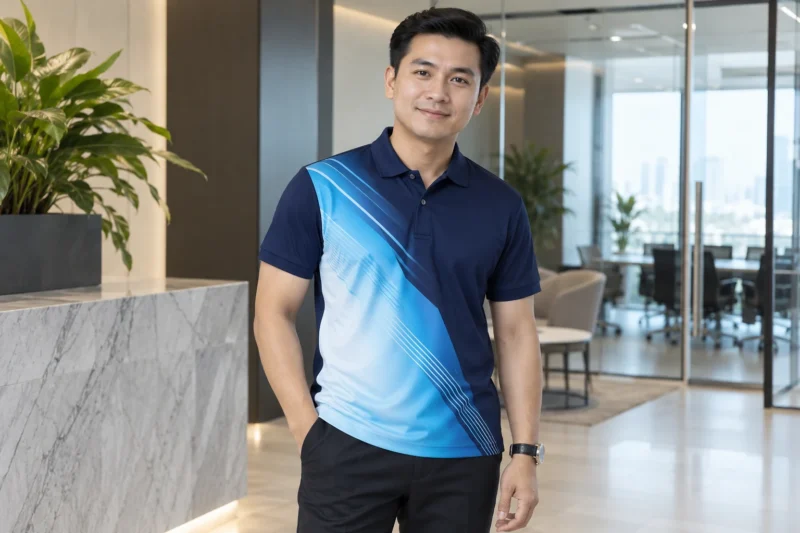In chuyển nhiệt bán thân trên áo