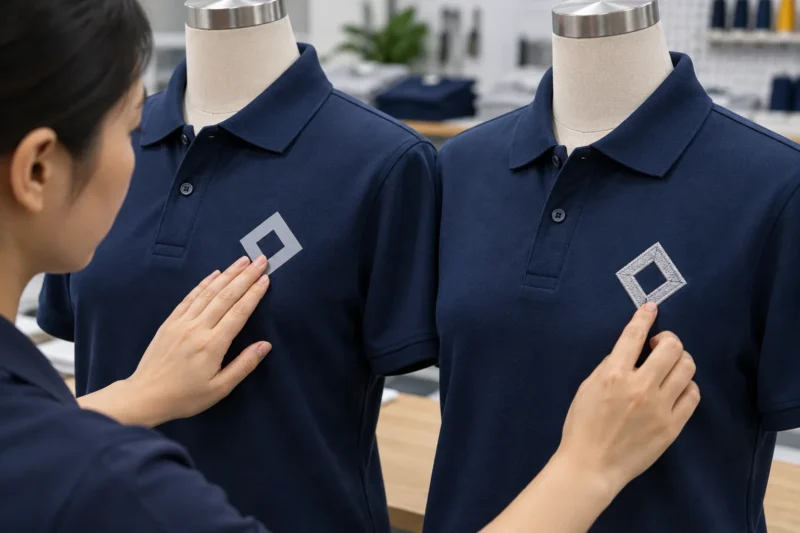 In hay thêu logo áo polo