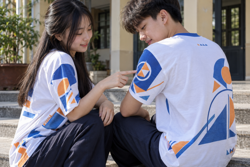 In hình tay áo lớp
