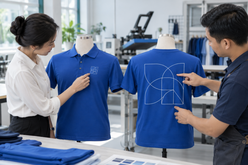 In logo áo đồng phục công ty mùa hè