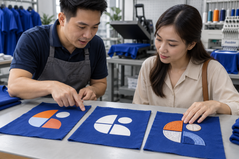 In thêu áo đồng phục số lượng ít