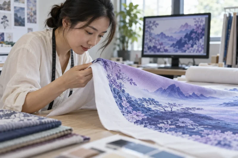 In thử hình ảnh và gradient chuyển nhiệt