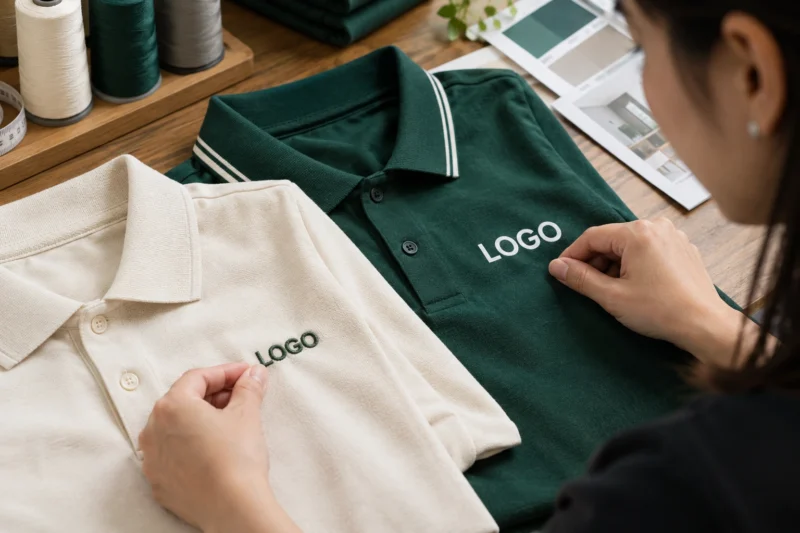 In và thêu logo trên đồng phục bất động sản