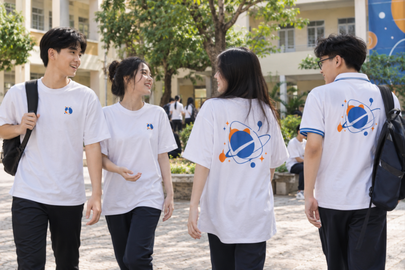 Kích thước hình in áo lớp