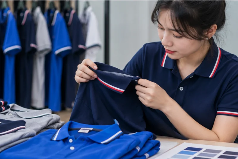 Kiểm tra độ bền áo đồng phục sau thời gian sử dụng