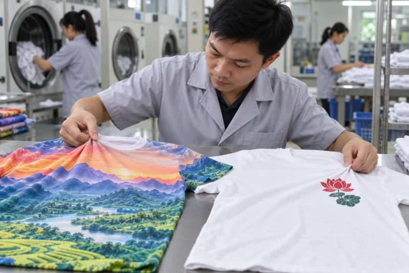Kiểm tra độ bền in chuyển nhiệt và in lụa