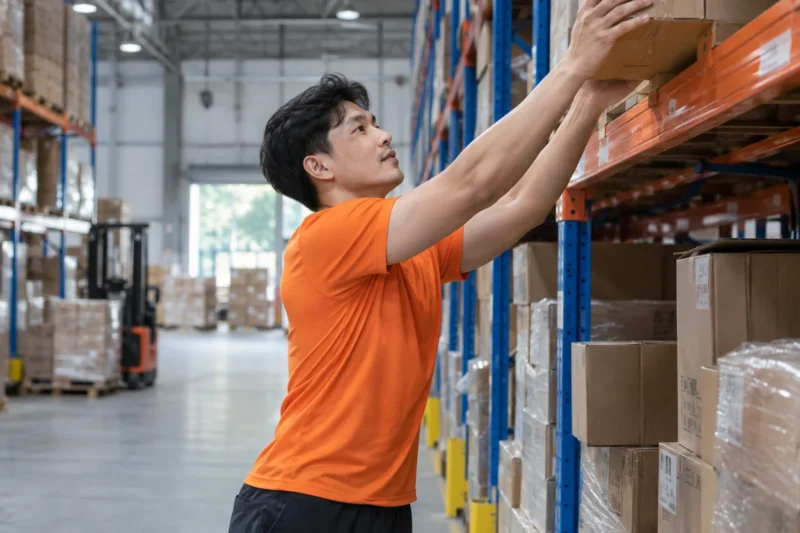Kiểm tra độ co giãn của áo đồng phục khi vận động