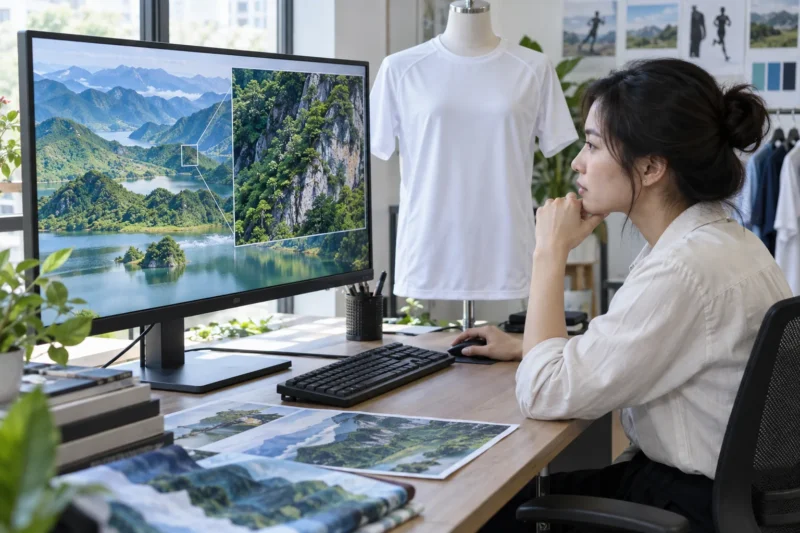 Kiểm tra độ phân giải ảnh trước khi in áo