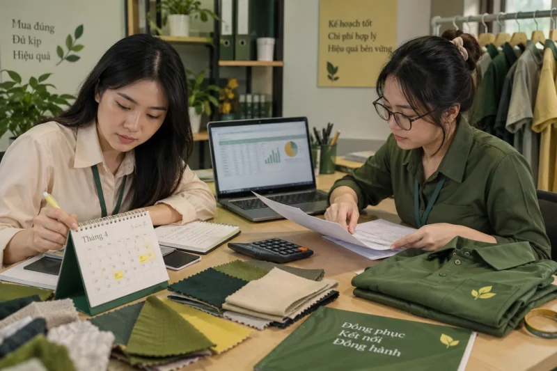 Kiểm tra đơn giá và tiến độ thanh toán hợp đồng đồng phục