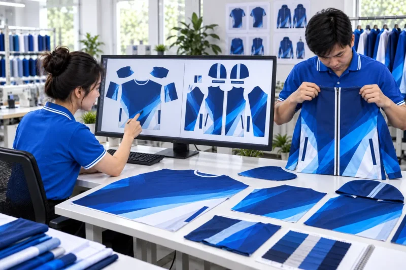 Kiểm tra file sản xuất áo thun và áo gió
