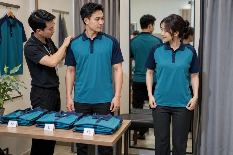 Kiểm tra form và size áo đồng phục