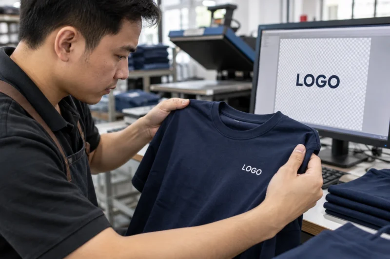 Kiểm tra nền file logo trước khi in áo