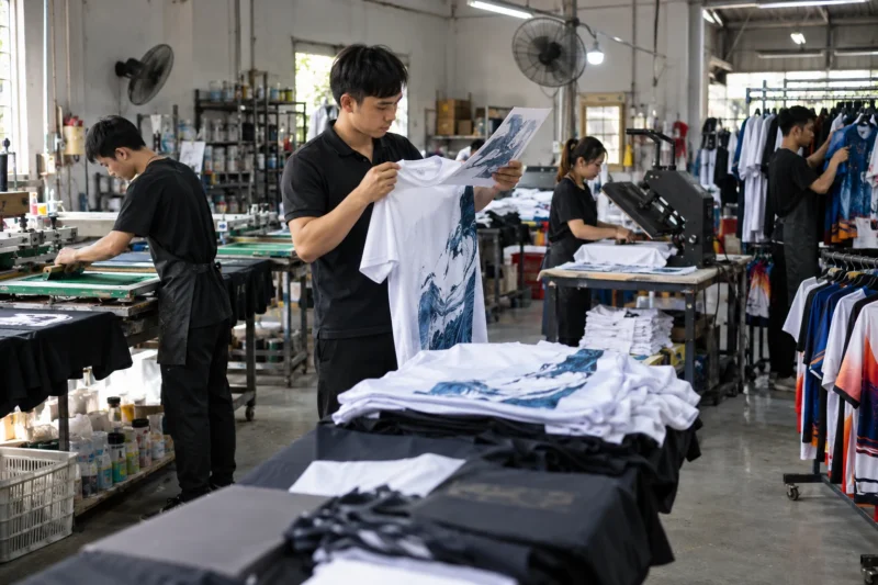 Kỹ thuật in áo đồng phục số lượng lớn