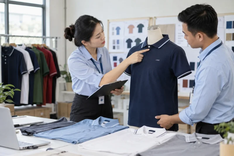 Lỗi thường gặp khi duyệt mẫu áo đồng phục