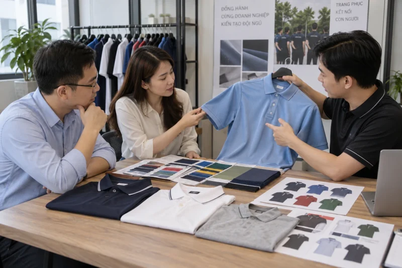 Lựa chọn cấu hình áo team building theo ngân sách đoàn