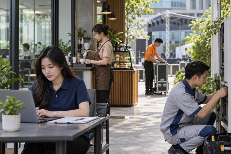 Màu áo đồng phục theo ngành nghề